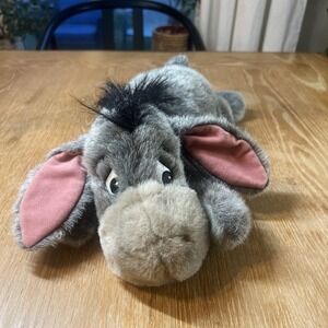Vintage Disney Store Eeyore Plush Removable Tail Winnie‎ Pooh Large 16" Donkey